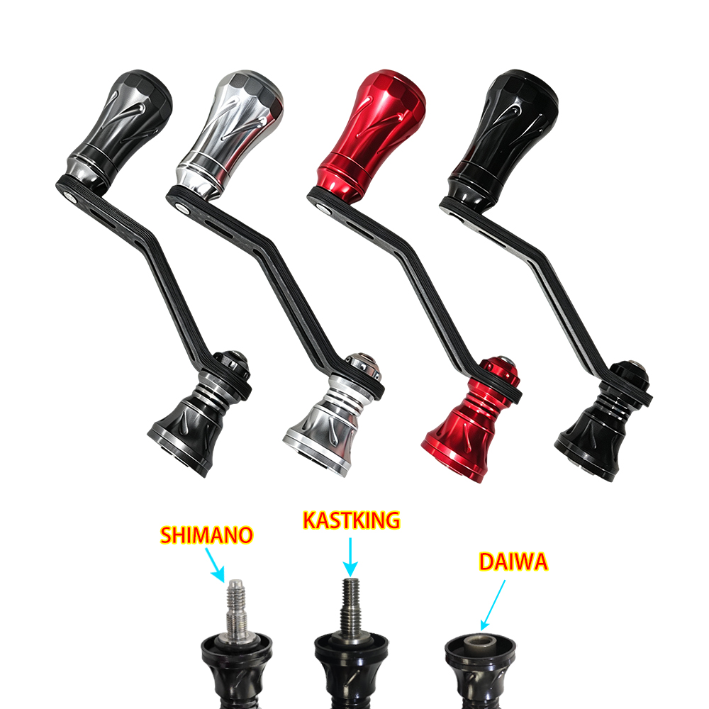 Shimano Reel Stradic - มือจับรอกตกปลาคาร์บอนไฟเบอร์ หัวลูกบิดโลหะ สำหรับรอกสปินนิ่ง DAIWA/SHIMANO อะไหล่เปลี่ยนมือจับรอกตกปลา