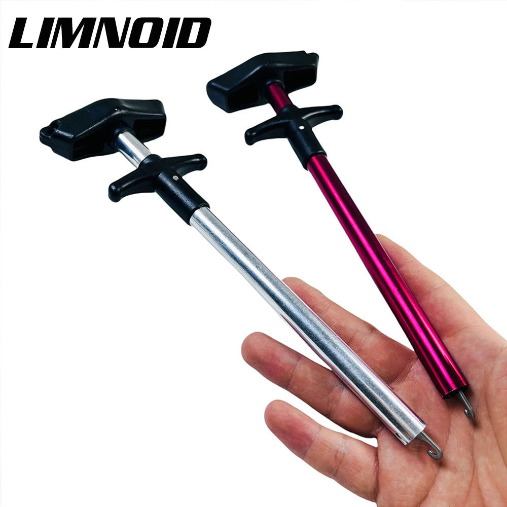 Fishing Hook Sharpener - เครื่องถอดตะขอปลาขนาดใหญ่ Limnoid ตัวเครื่องทำจากอลูมิเนียมอัลลอยด์ หัวตะขอทำจากสแตนเลส ดีไซน์น้ำหนักเบาเพื่อการถอดตะขอตกปลาได้ง่าย