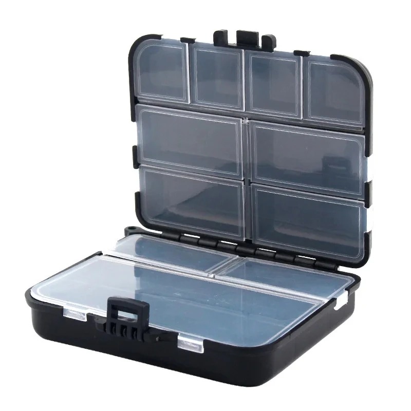 Fishing Hook Box - กล่องเกียร์ อุปกรณ์ตกปลา กล่องอุปกรณ์ตกปลาสองด้าน กล่องเก็บอุปกรณ์ตกปลา กล่องใส่เหยื่อ ตะขอเบ็ด