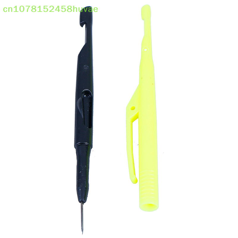 Fishing Hook Sharpener - ที่ถอดตะขอเบ็ดตกปลาพลาสติก 2 ชิ้น สำหรับถอดสายเอ็น ถอดสายเบ็ด ถอดตะขอเบ็ดตกปลาแบบผูกเอง