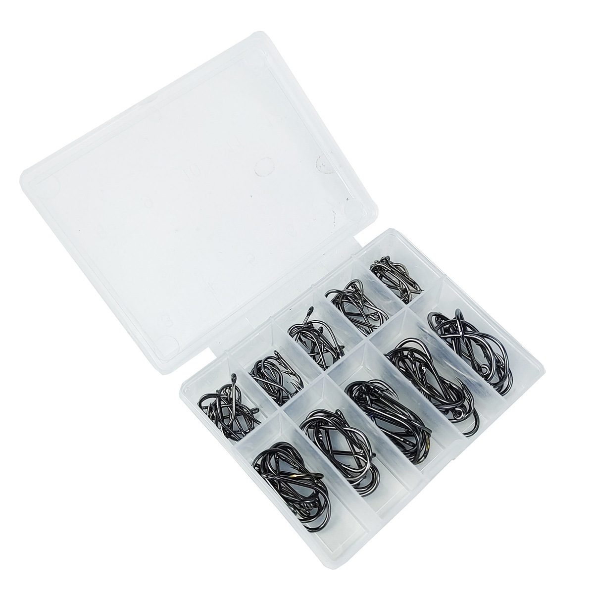 100ชิ้น/กล่อง # 3~ # ตะขอเหล็ก - Fishing Hook Circle บทวิจารณ์และราคา