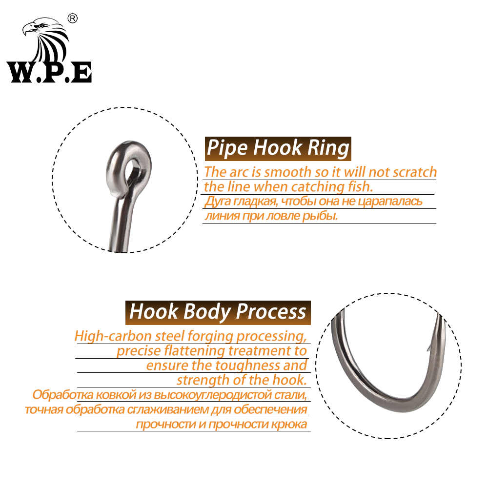 W.P.E BKK 30ชิ้น/ล็อตตะขอตกปลา - Fishing Hook Circle บทวิจารณ์และราคา