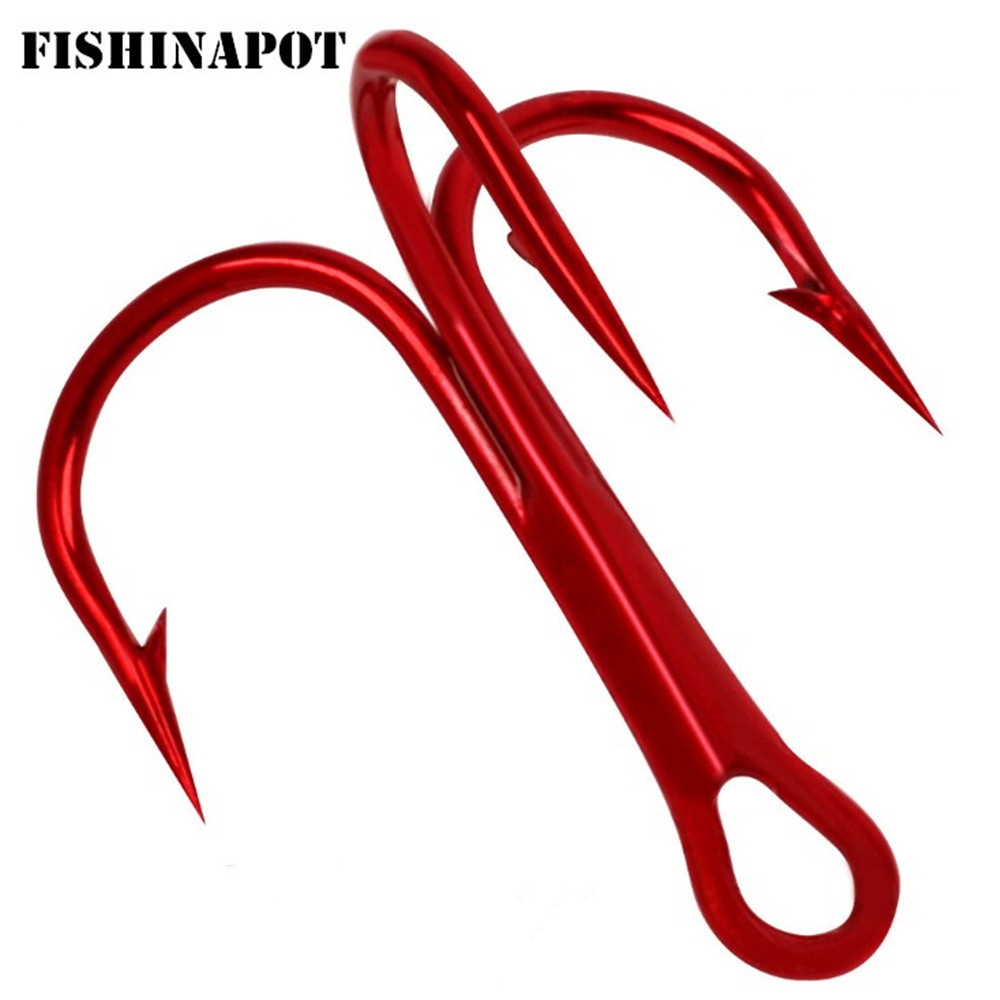 20 ชิ้น/ล็อตสีแดง 2/4/6/8/10 # - Fishing Hook Offset บทวิจารณ์และราคา