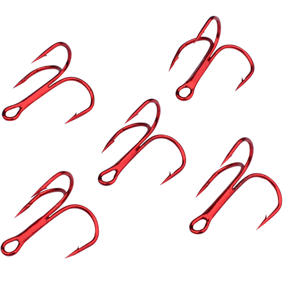 20 ชิ้น/ล็อตสีแดง 2/4/6/8/10 # - Fishing Hook Offset บทวิจารณ์และราคา
