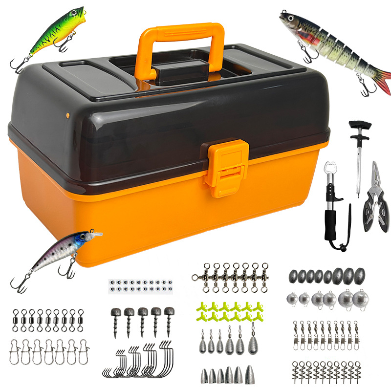 ชุดอุปกรณ์ตกปลาแบบนุ่ม 4 ชั้น  - Fishing Hook Box บทวิจารณ์และราคา