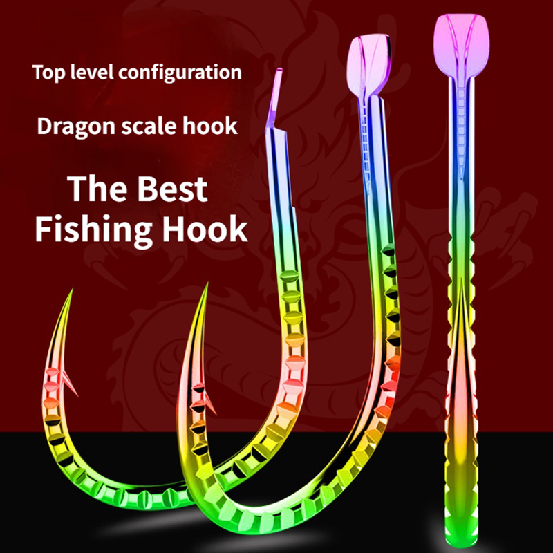 10ชิ้นขนาดมังกร Kiriin Iseni ส - Fishing Hook Offset บทวิจารณ์และราคา