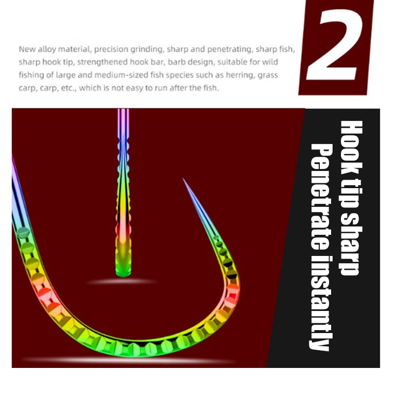 10ชิ้นขนาดมังกร Kiriin Iseni ส - Fishing Hook Offset บทวิจารณ์และราคา