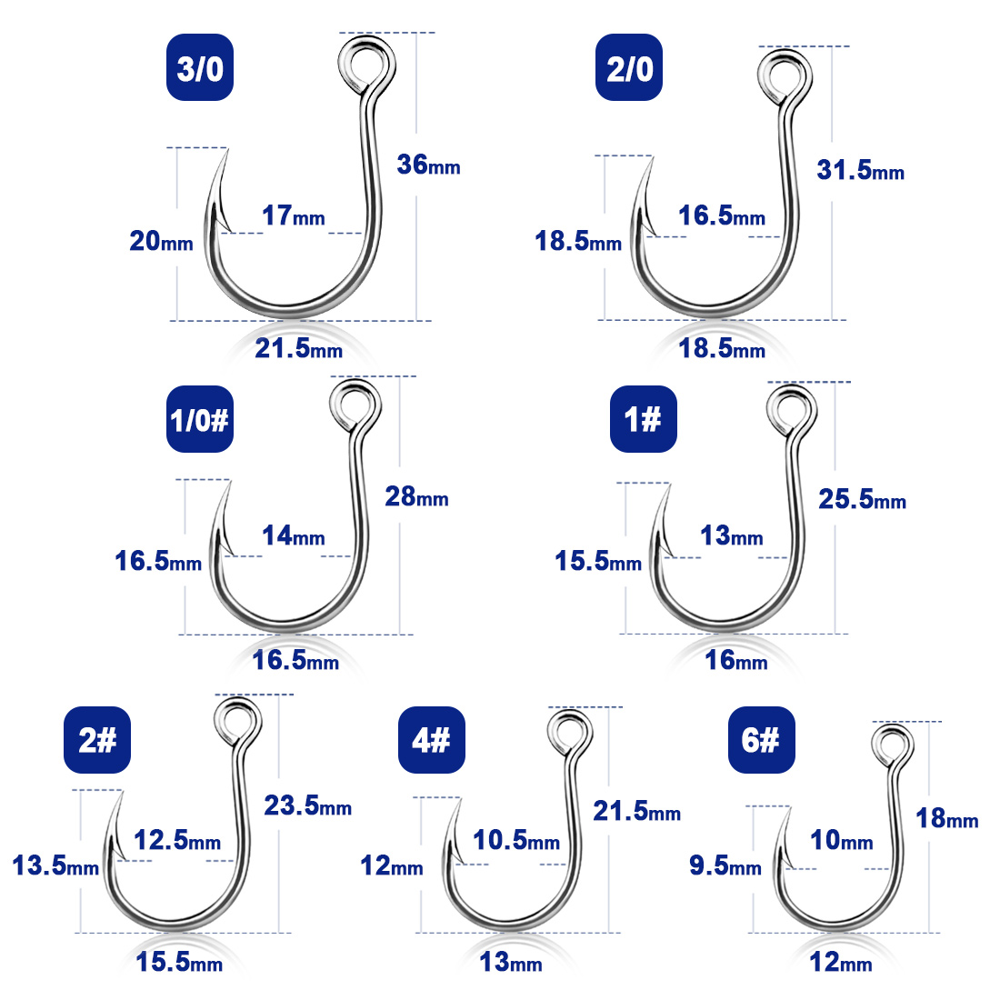 ตะขอตกปลา 9KM 25 ชิ้น Jig Hook - Fishing Hook Assortment บทวิจารณ์และราคา