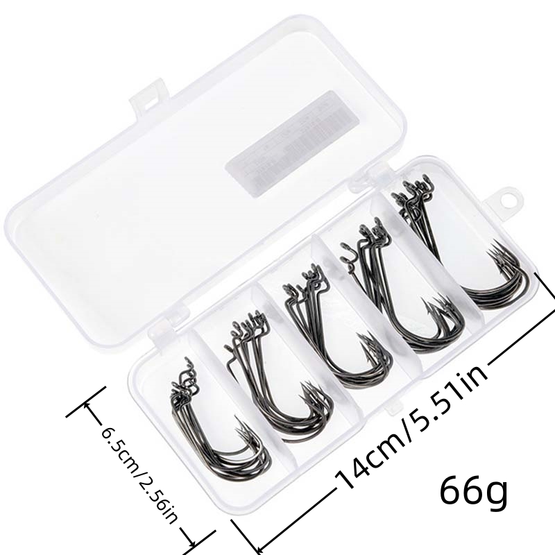 เบ็ดตกปลาเหล็กกล้าคาร์บอนสูง 5 - Fishing Hook Box บทวิจารณ์และราคา