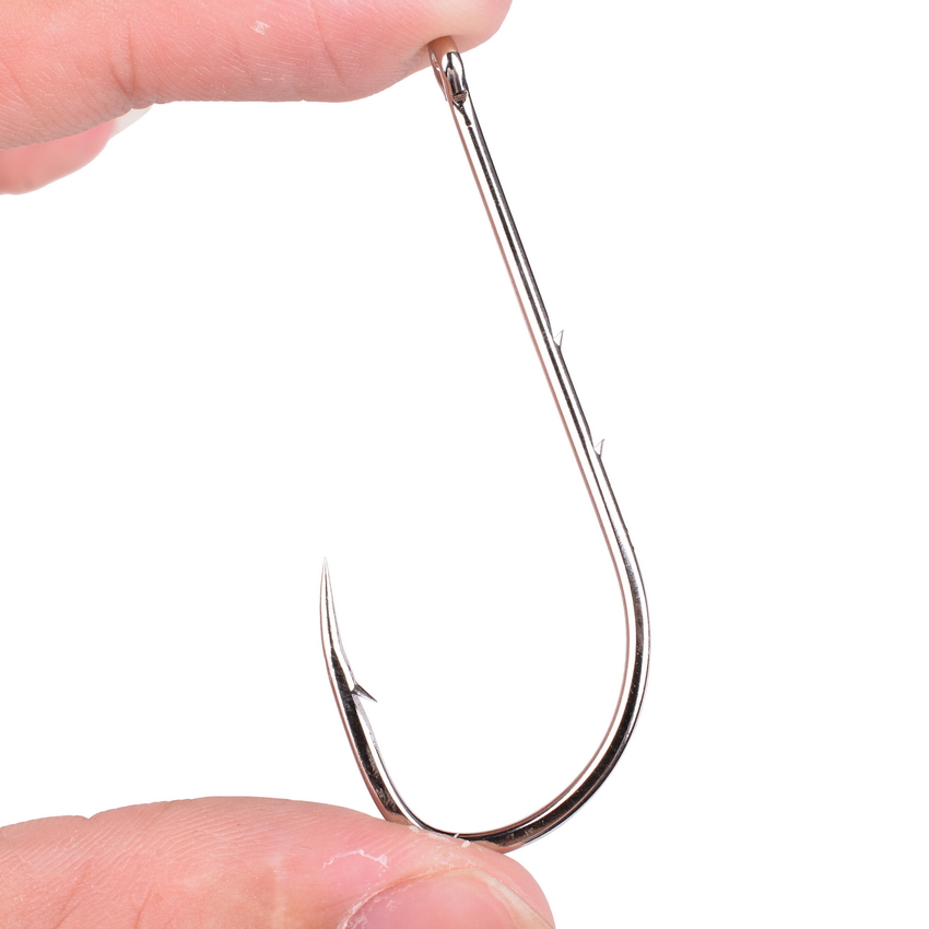 ยาว Shank Hooks สำหรับตกปลา100 - Fishing Hook Offset บทวิจารณ์และราคา