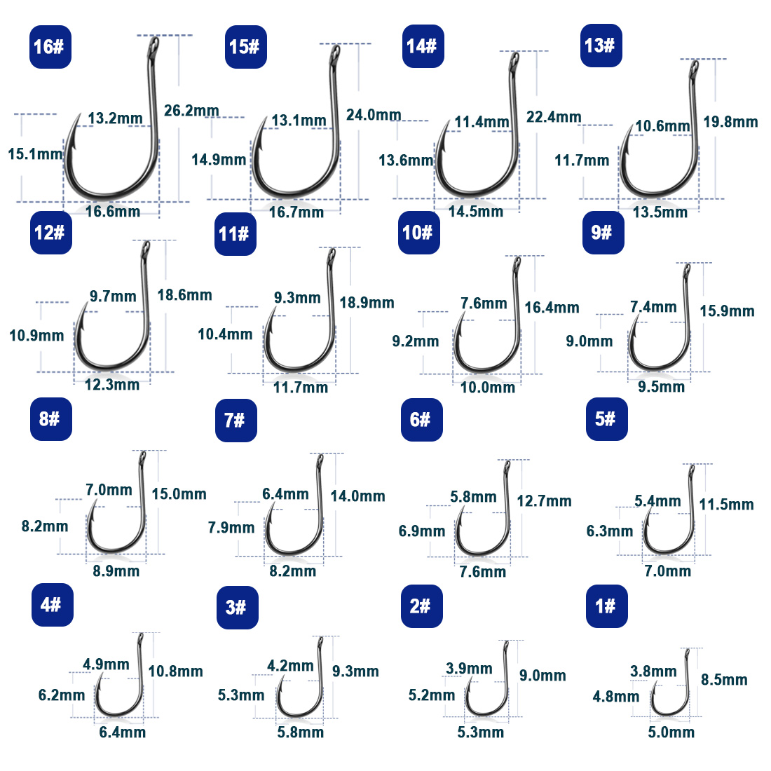 เบ็ดตกปลาอิเซอามะ 9KM 50~200 ช - Fishing Hook Assortment บทวิจารณ์และราคา