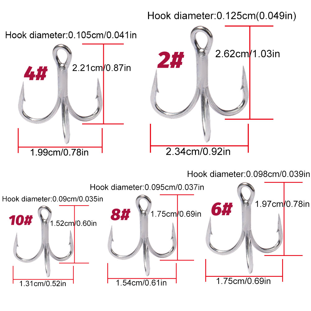 GOBAIT 20 ชิ้นตะขอแหลม 2 # -10 - Fishing Hook Barbless บทวิจารณ์และราคา
