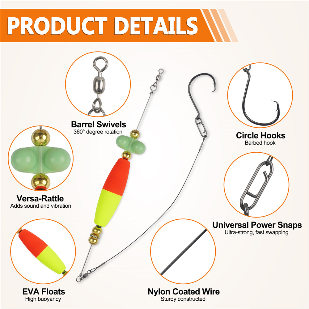 2pcs ปลาดุกตะขอ PEG FLOAT Ratt - Fishing Hook Circle บทวิจารณ์และราคา
